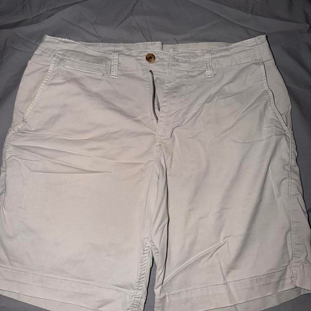 American-eagle Men's Cream and Tan Shorts